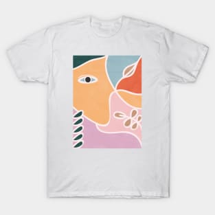 Colorful Woman Botanical T-Shirt
